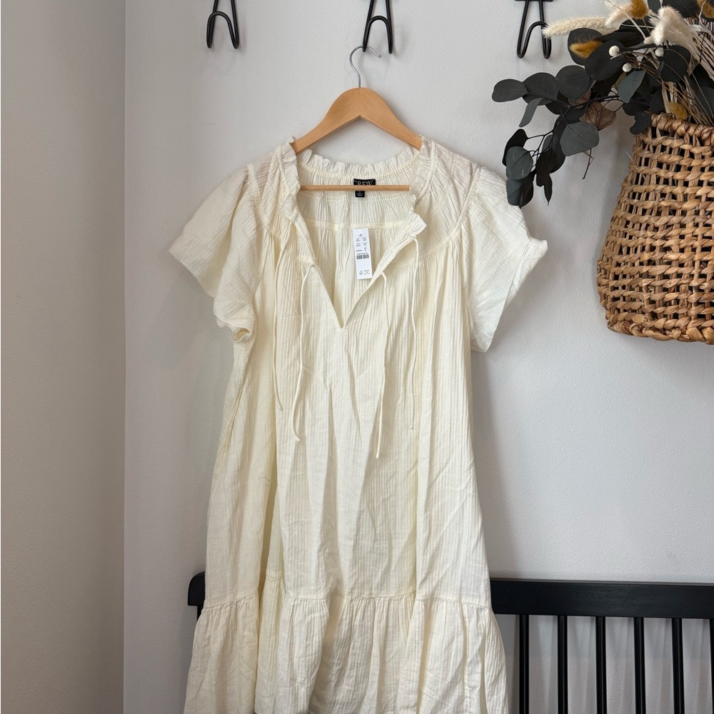 J. Crew NWT Elegant Cream Dress